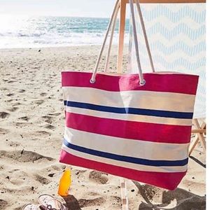 DSW Stripe Beach Bag